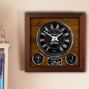 Hand Made Ford Cortina 1600 E Wood Dash Speedometer Wall Clock