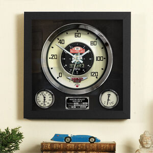 Personalised Austin Healey 3000 Monte Carlo Wall Clock