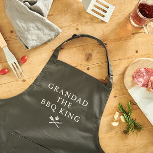 Personalised BBQ King Apron