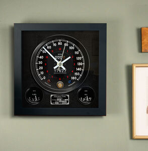 Personalised Jaguar E Type Series One Wall Clock