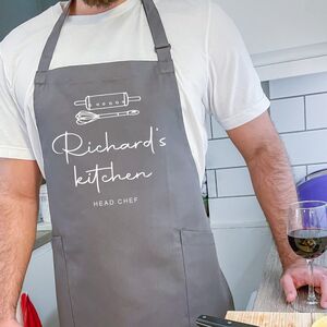 Personalised Kitchen Men Apron For Him